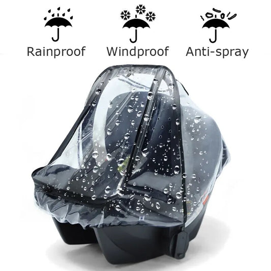 "Baby Carrier Shield: Mosquito, Sun & Rain Protector"